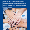 Câmara Municipal de Campo Belo informa sobre a Convocação para Organizações da Sociedade Civil