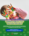 Câmara Municipal de Campo Belo realizará Audiência Pública sobre Políticas Públicas da Educação Inclusiva