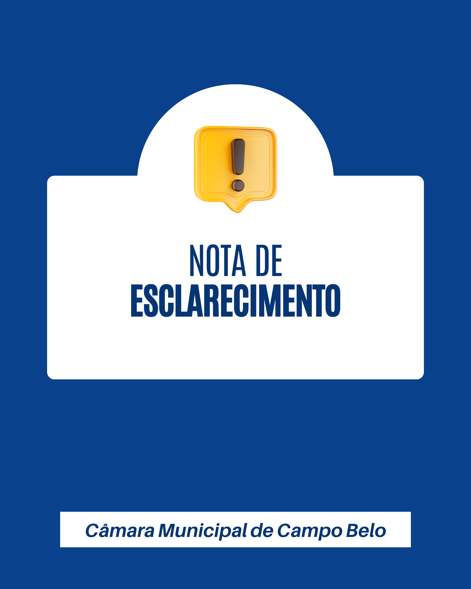 Nota Oficial sobre o horário de funcionamento de órgãos municipais