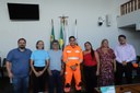 Câmara Municipal de Campo Belo Recebe Representante do Corpo de Bombeiros Militar
